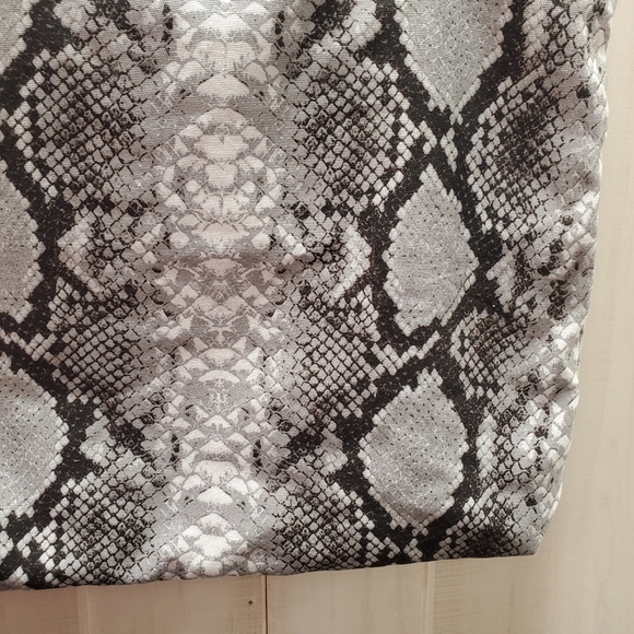 Ted Baker Python Shoulder Tote Bag Gym School Work Everyday Neutral - Picture 5 of 10